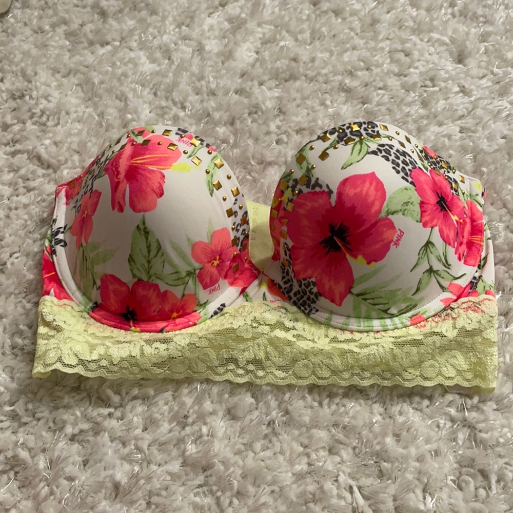 Pink bra